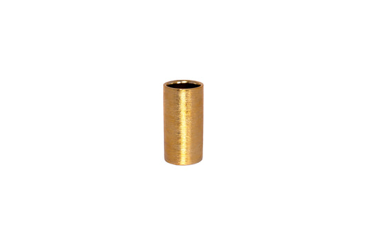Ceramic Round Vase Gloss Finish Gold
