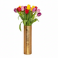 Kaelor Brushed Gold Ceramic Vase