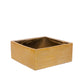 Aurenna Gold Brushed Ceramic Square Pot