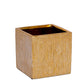 Poppy Ceramic Brushed Golden Square Pot