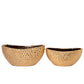 Belloro Geometric Oval Ceramic Planter Set (Set of 2)
