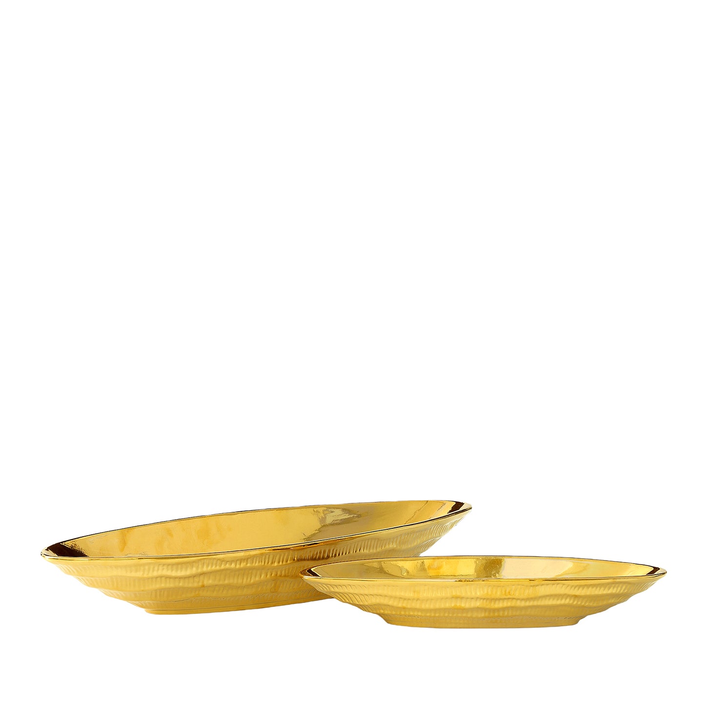 Ariyah Ceramic Boat Shape Decor  (Set of 2)