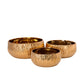 Lerros Wavy Emboss Ceramic Planter Set (Set of 3)