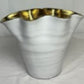 Ulysse Ruffled Rim Ceramic Vase