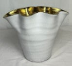 Ulysse Ruffled Rim Ceramic Vase