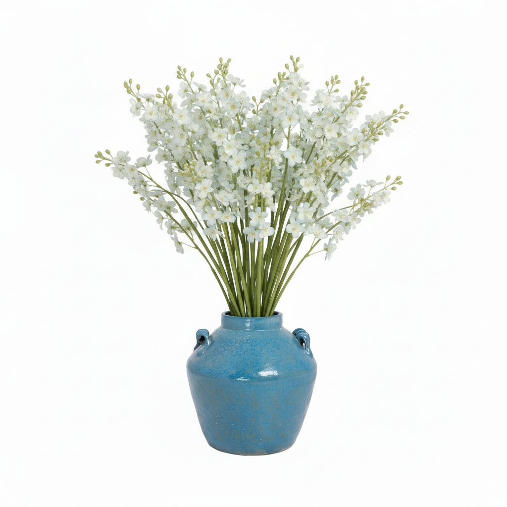 Tavira Curved Ceramic Vase