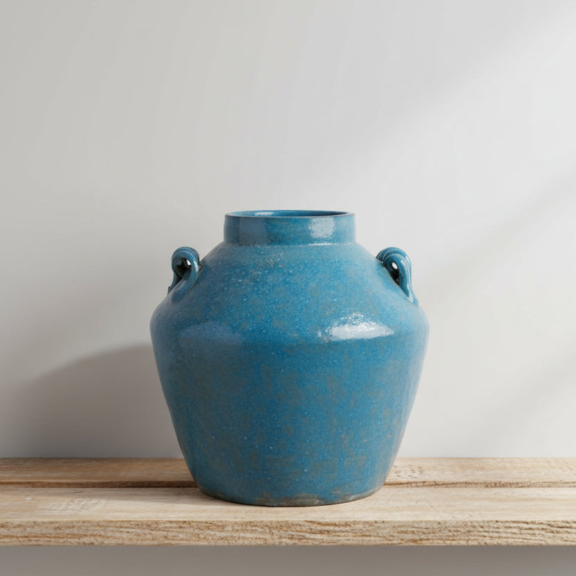 Tavira Curved Ceramic Vase