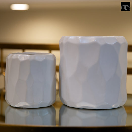 Ceramic Pot Matte Finish-6"H