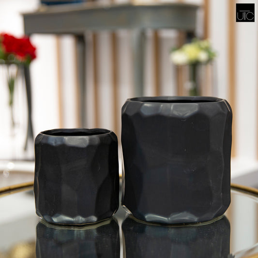 Ceramic Pot Matte Finish-6"H
