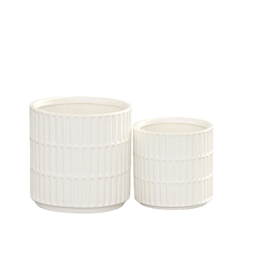 Ceramic Pot Matte Finish-5.5"H