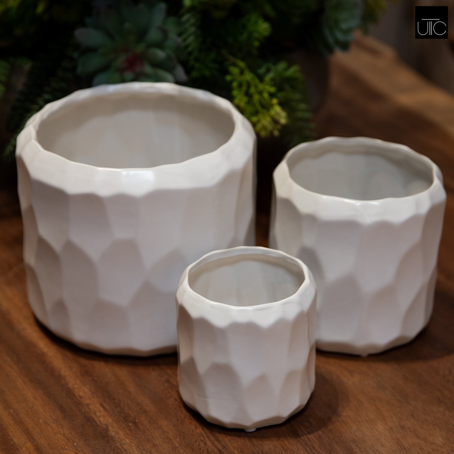 Ceramic Pot Matte Finish-7.50"H