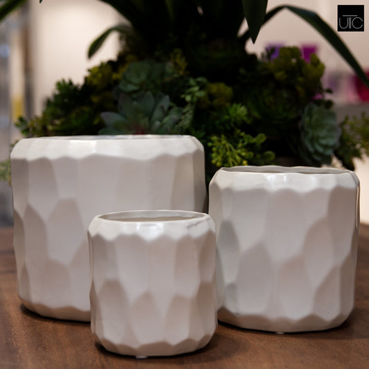 Ceramic Pot Matte Finish-7.50"H