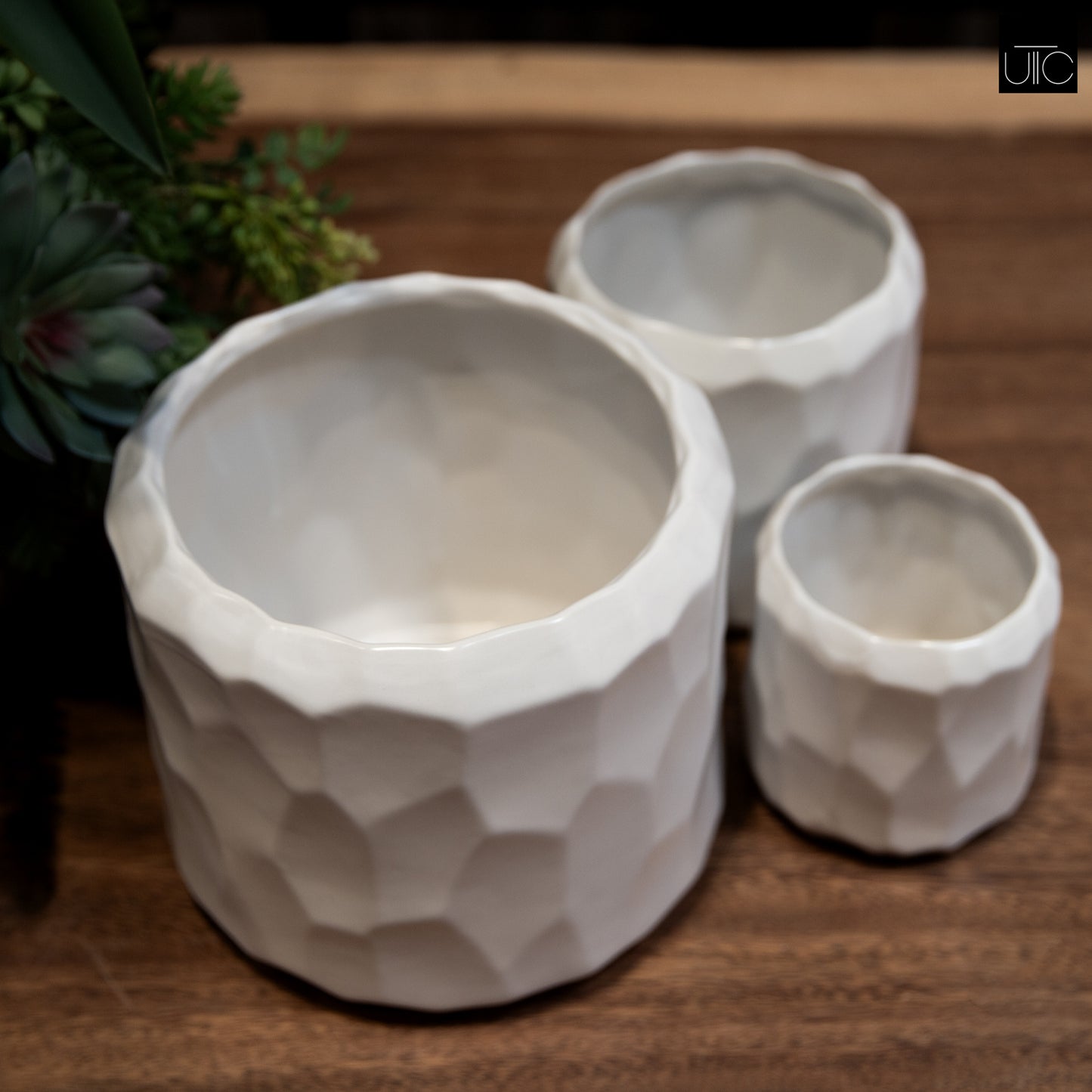Ceramic Pot Matte Finish-7.50"H