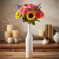 Adia Ceramic Bottle Vase
