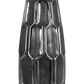 Ceramic Vase Distressed Finish Silver