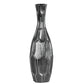 Ceramic Vase Distressed Finish Silver-19.75"H