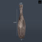 Ceramic Vase Distressed Finish Silver-19.75"H