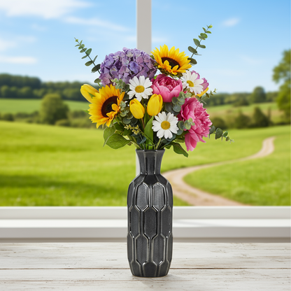 Capucine Ceramic Round Vase