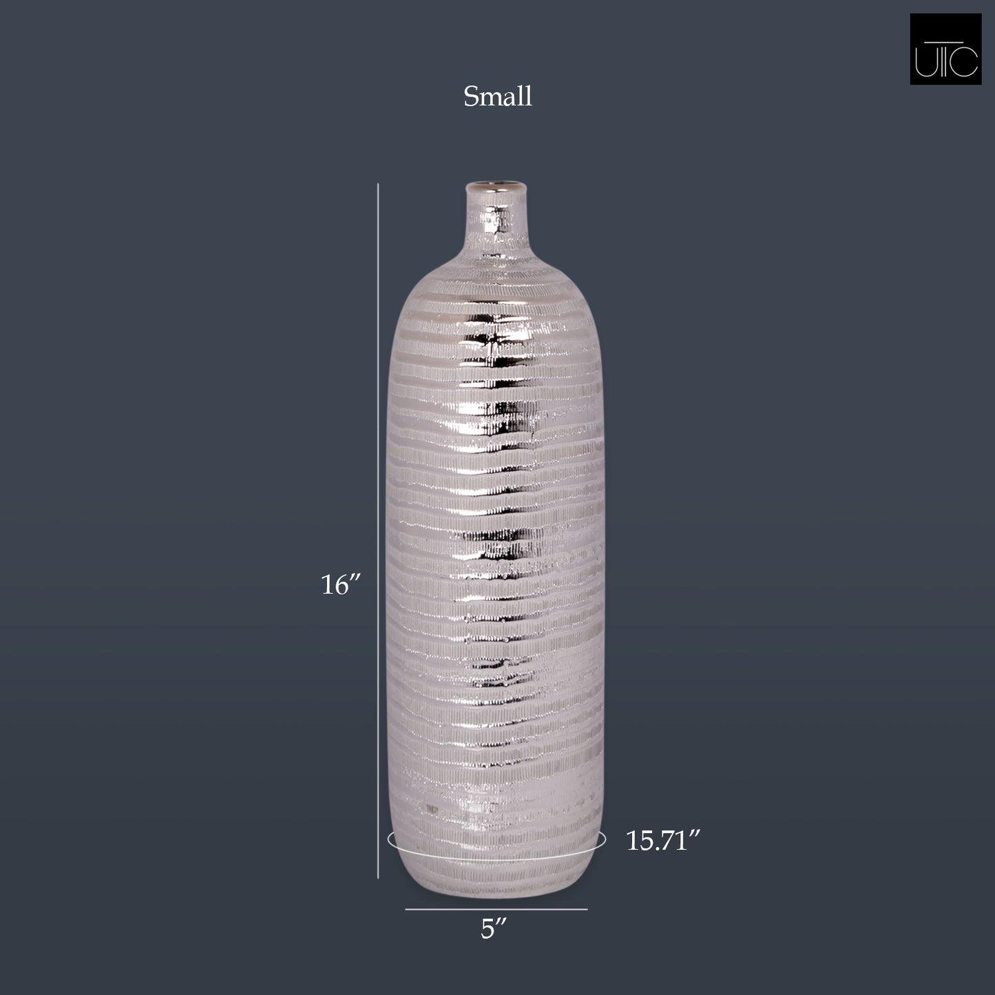 Ceramic Vase Coated Finish