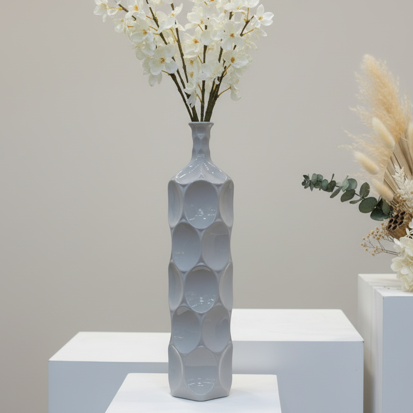 Dotty Ceramic Bottle Vases