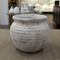 Kamilia Rustic Bell-Shaped Cement Planter