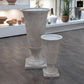 Misu Classic Fiberglass Urn Planter with Pedestal