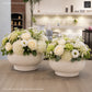 Terracotta Mushroom Compote Planter Washed Finish
