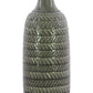Ceramic Vase Gloss Finish Gray