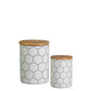Lavender Ceramic Canister Set (Set of 2)