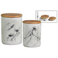 Yelina Ceramic Round Canister Set (Set of 2)