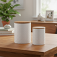 Kassandra Ceramic Round Canister Set (Set of 2)