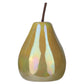 Ceramic Pear Figurine Polished Pearlescent Finish