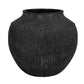 Noir Terra Etched Vase