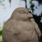 Cement Figurine Concrete Finish Gray-6.25"H