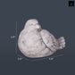 Cement Figurine Concrete Finish Gray-6.25"H