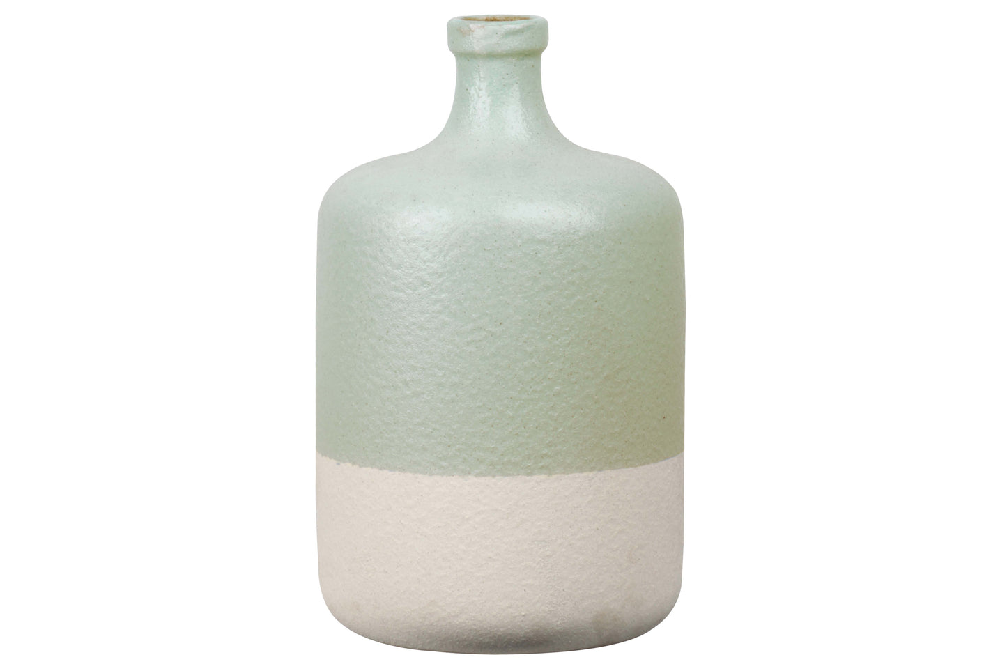 Ceramic Vase Gloss Finish Fern