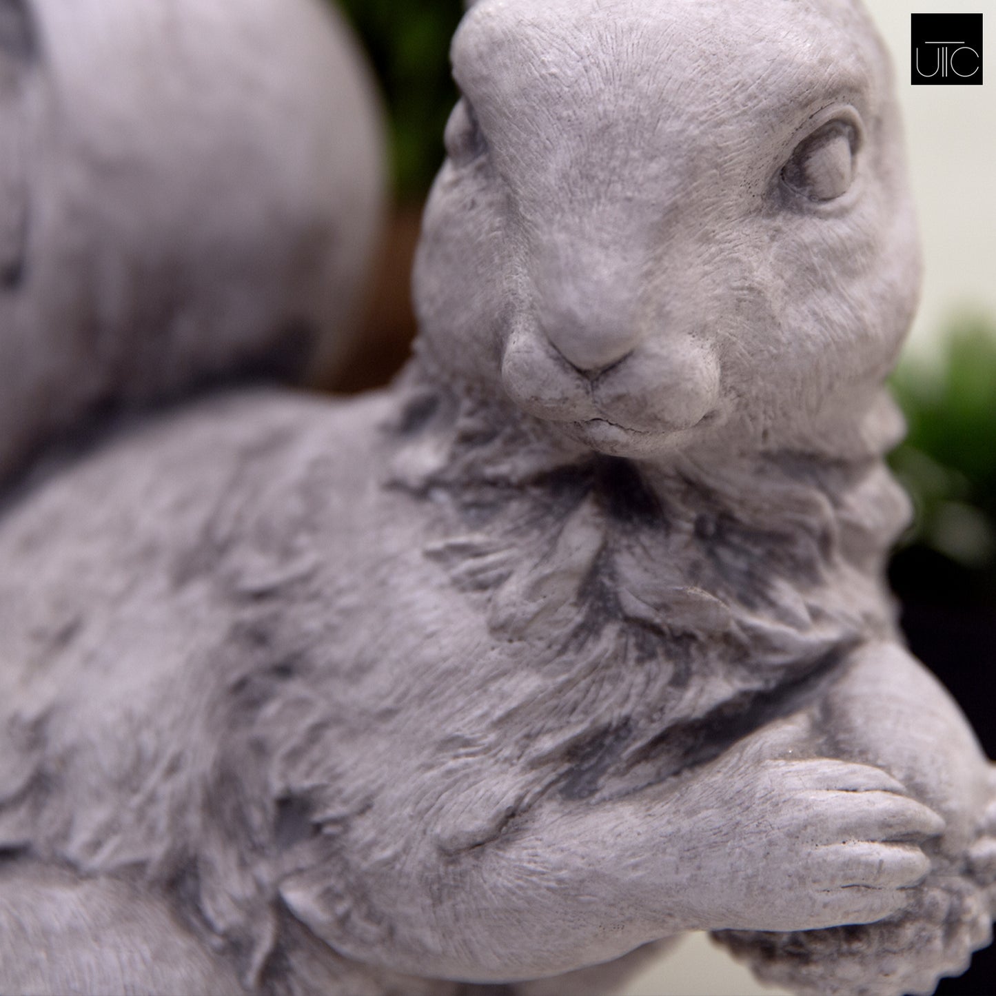 Quibble Cement Squirrel Figurine