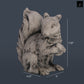 Quibble Cement Squirrel Figurine