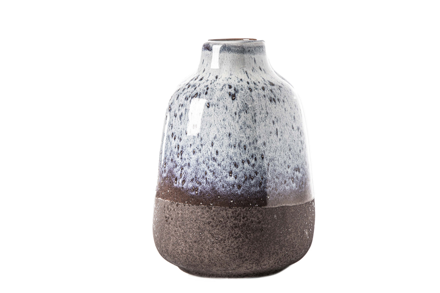 Ceramic Round Vase Gloss Finish Light Blue