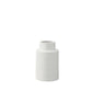 White textured vase on a white background