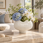 Lane Sculptural Pedestal Ceramic Vase