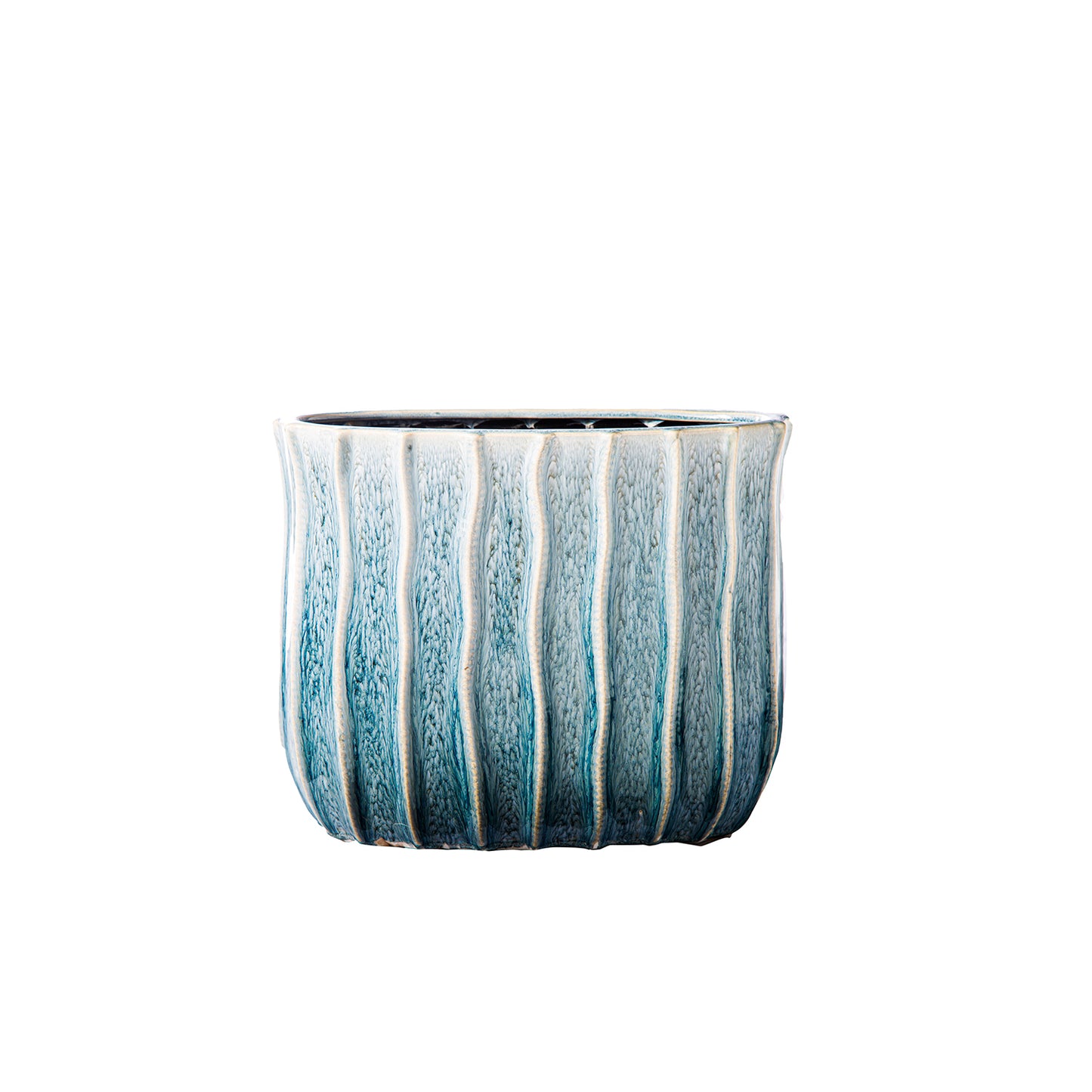 Audrey Ceramic Tall Oval Vase