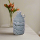 Bellavue Glossy Blue Ceramic Vase