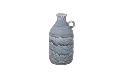 Bellavue Glossy Blue Ceramic Vase