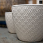 Ceramic Pot Gloss Finish White-5.25"H -77