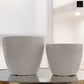 Ceramic Pot Gloss Finish White-5.25"H -79