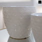 Ceramic Pot Gloss Finish White-5.25"H -79