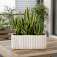 Callan Rectangular Column Design Cement Planter