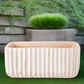 Callan Rectangular Column Design Cement Planter