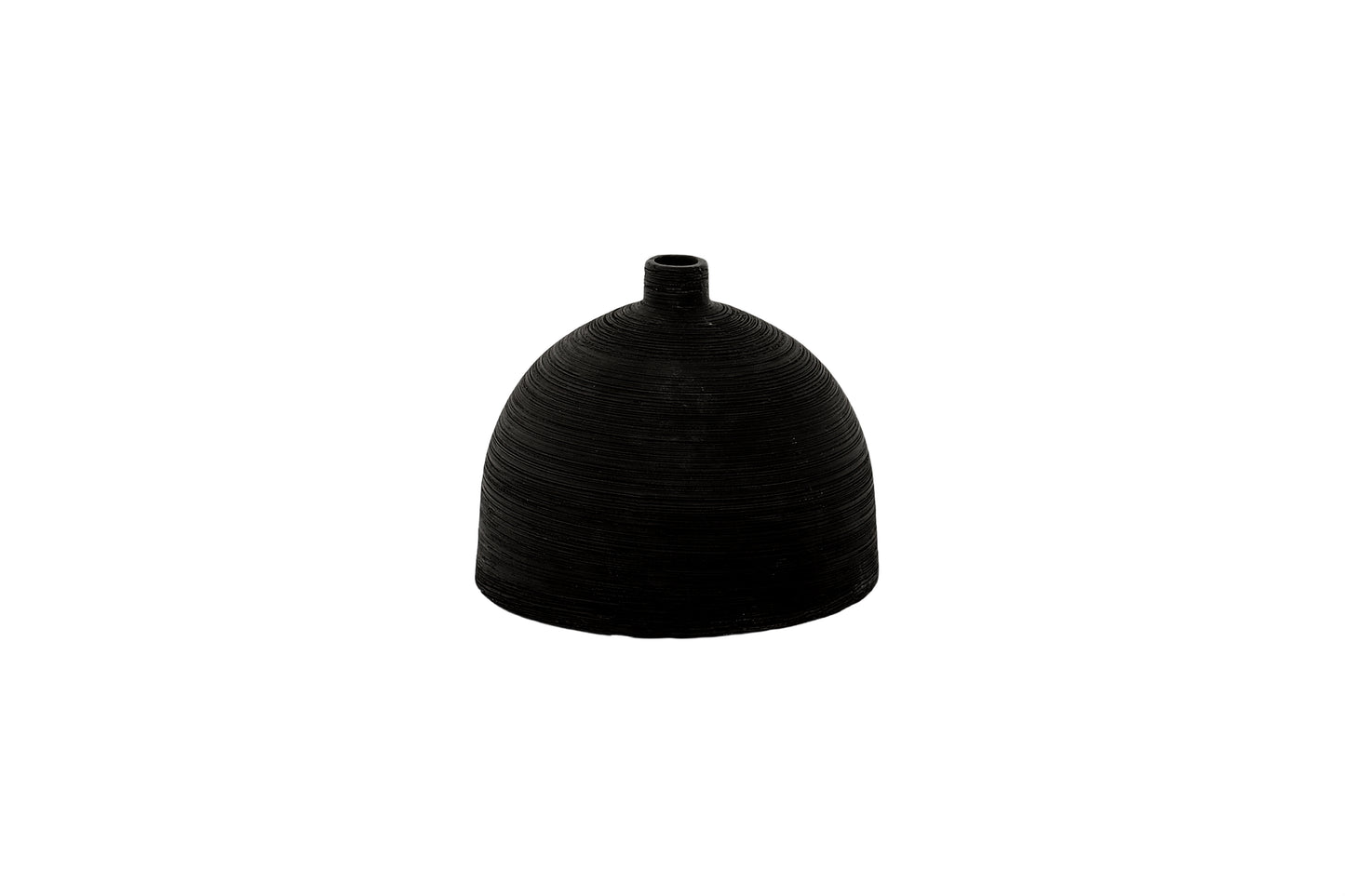 Ceramic Vase Combed Finish